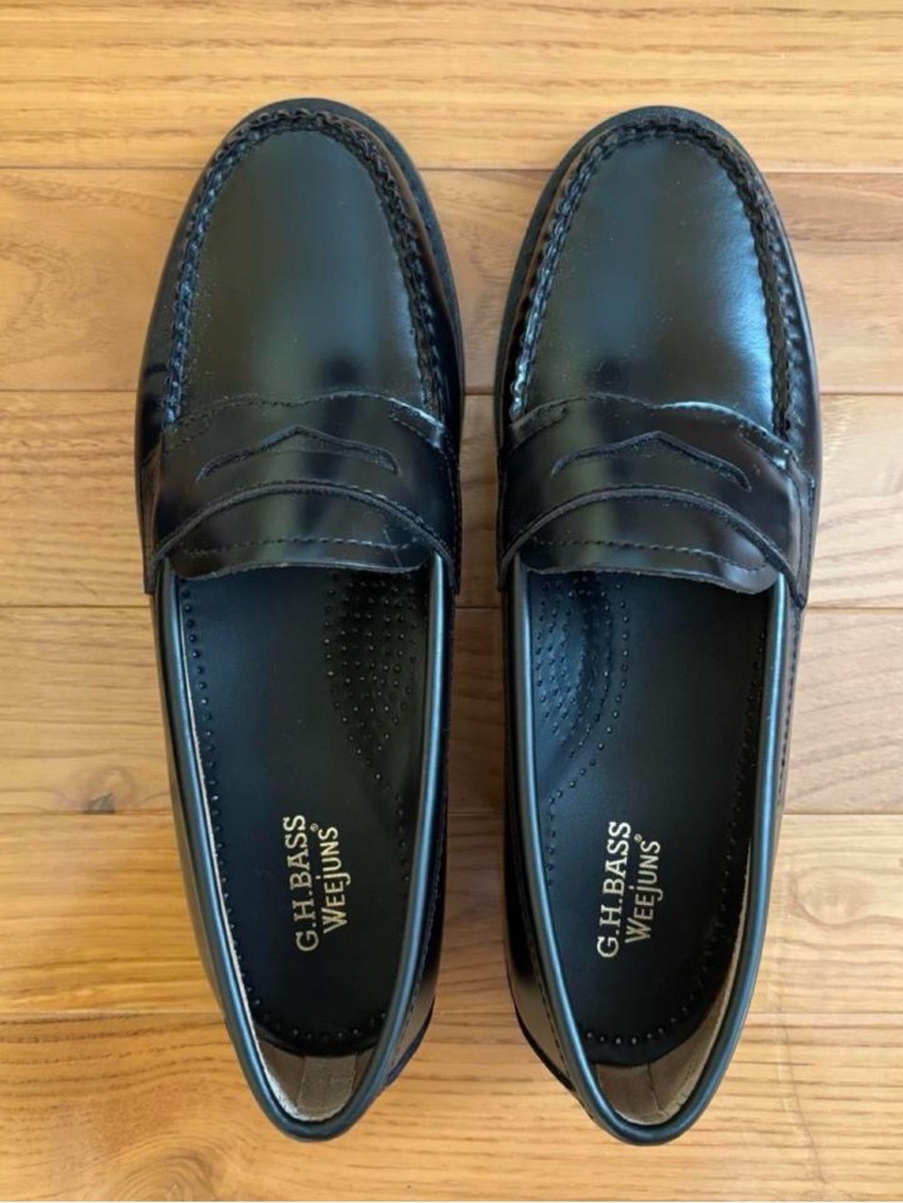G.H. Bass & Co. Black Women's Penny Loafers